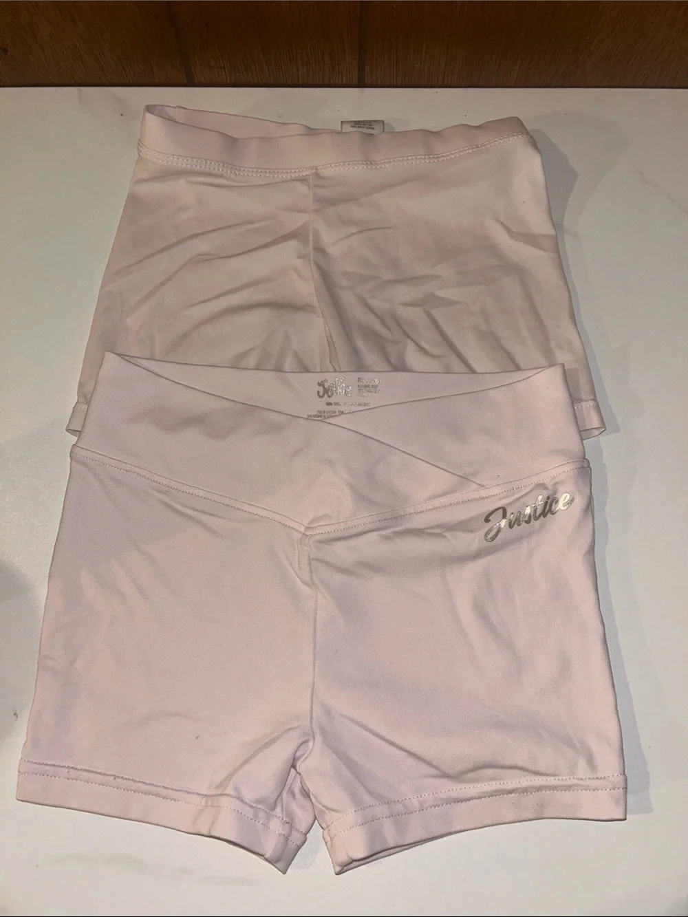 5/$/9 Justice | Light Pink Athletic Shorts Set